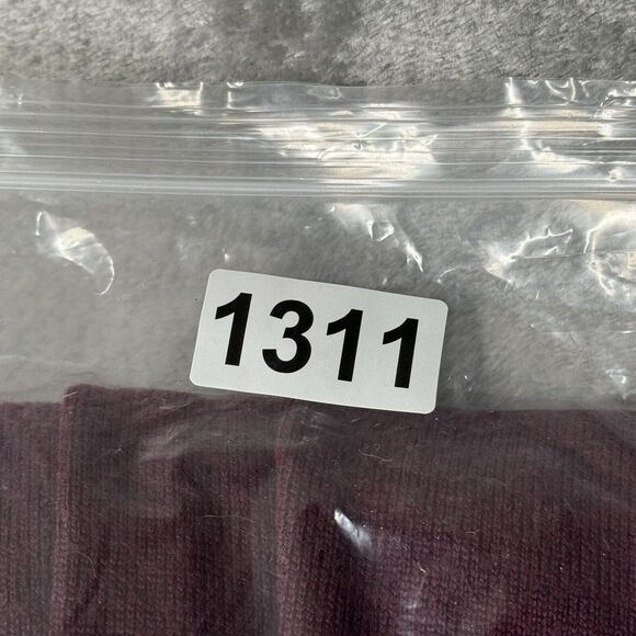 Brooks Brothers Sweater Men Large Burgundy Red Merino Wool Casual Preppy Classic - Picture 8 of 8